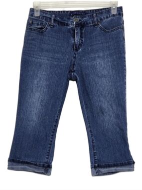 Bandolino "Mandie" Capri Jeans w/ Nautical Rope Detail